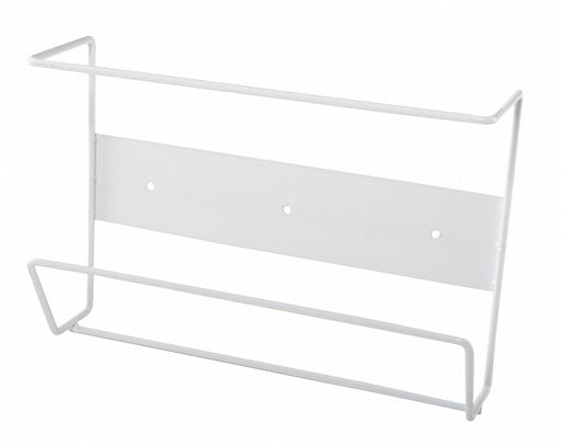 GloveDispensr Wht WallMnt CoatdSteelWire