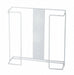 GloveDispensr Wht WallMnt CoatdSteelWire