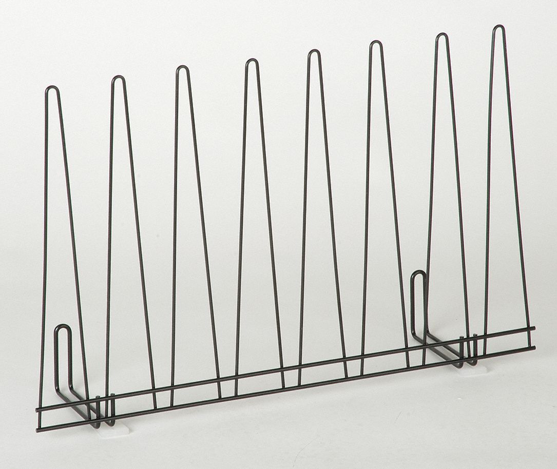GloveDryingRack Black Steel 14inH 22inW