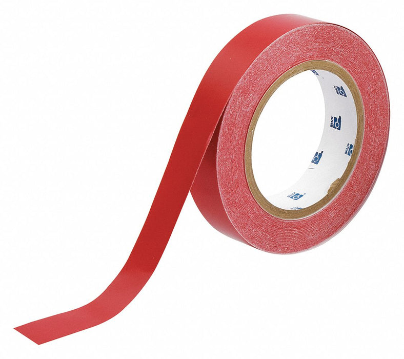 D3615 Pipe Marking Tape Red 1in W 90ft Roll L