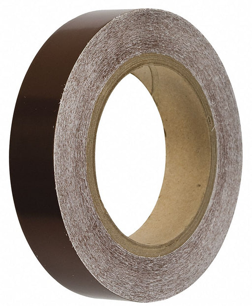 D3615 Pipe Marking Tape Brwn 1in W 90ft Roll L