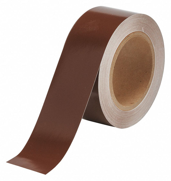 D3616 Pipe Marking Tape Brwn 2in W 90ft Roll L