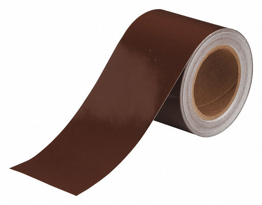 D3617 Pipe Marking Tape Brwn 4in W 90ft Roll L