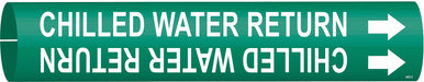 Pipe Mrkr Chilld Water Retrn 2in H 2in W