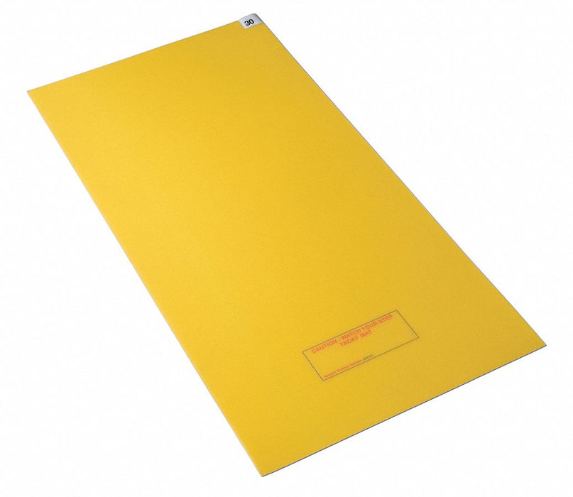 D3954 Tacky Mat Yellow 36 x 36 In PK4