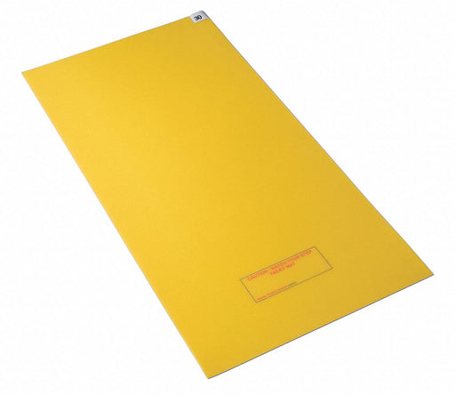D3948 Tacky Mat Yellow 18 x 45 In PK4