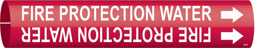 Pipe Markr Fire Protection Water 7/8in H