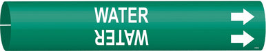 Pipe Marker Water 2 in H 2 in W