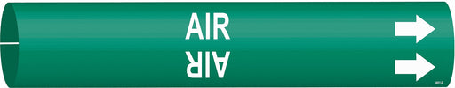 Pipe Marker Air 2 13/16 in H 2 4/5 in W