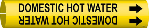 Pipe Marker Domstc Hot Water 2 13/16in H