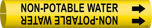 Pipe Marker Non-Potble Water 2 13/16in H