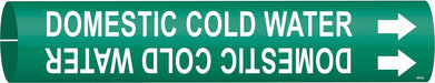 Pipe Marker Domestic Cold Water 7/8in H