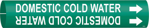 Pipe Marker Domestic Cold Water 7/8in H