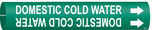 Pipe Mrkr Domestic Cold Watr 2in H 2in W