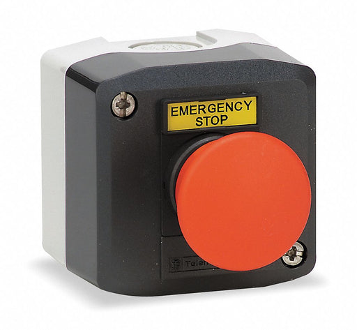 ControlStation Feed-Thru PushButton Red