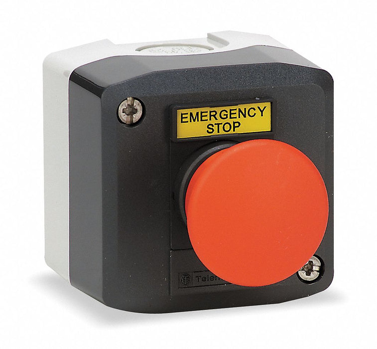 ControlStation Feed-Thru PushButton Red