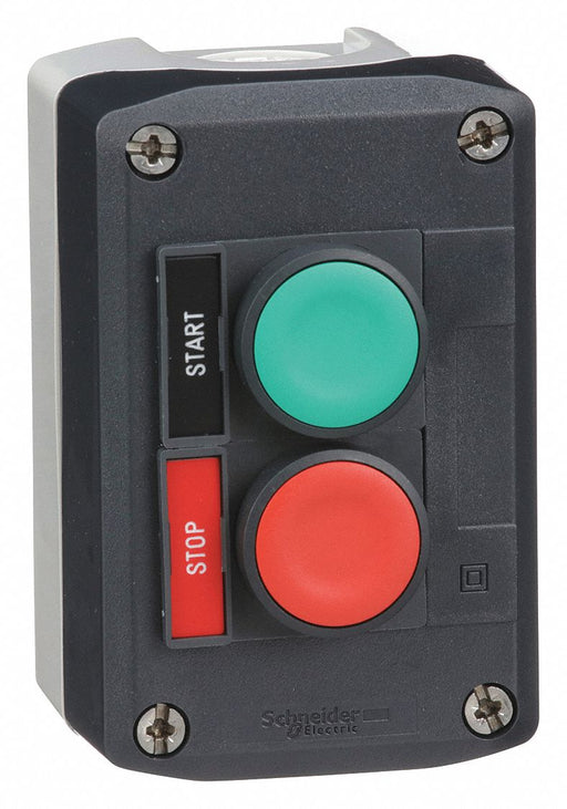 ControlStation Feed-Thru 2Buttons Grn/Rd