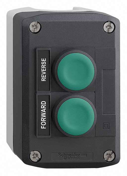 ControlStation Feed-Thru 2Buttons Grn