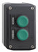 ControlStation Feed-Thru 2Buttons Grn