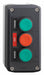 ControlStation Feed-Thru 3Buttons Grn/Rd