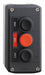ControlStation Feed-Thru 3Buttons Grn/Rd