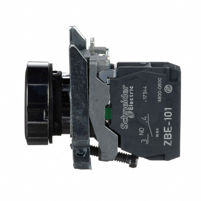 H7077 FlushPushButtonOperator NonIllum Blk 1NO