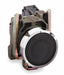 H7079 FlushPushButtnOp NonIllum Blk 1NO/1NC