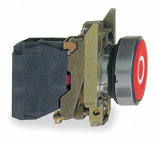 H7075 FlushPushButtonOperator NonIllum Red 1NC