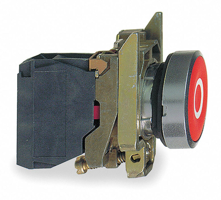 H7075 FlushPushButtonOperator NonIllum Red 1NC