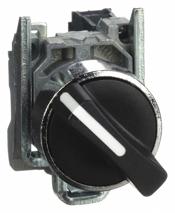 SelectorSwitch Non-Illum 2Pos 22mm Black