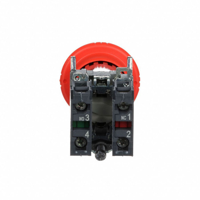 EmergncyStpPushButtn NonIllm Red 1NO/1NC