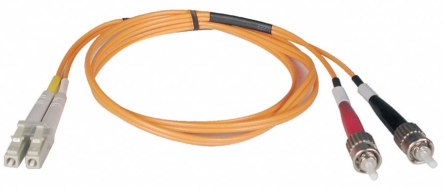 Fiber Cord Duplex LC ST 1m Orange