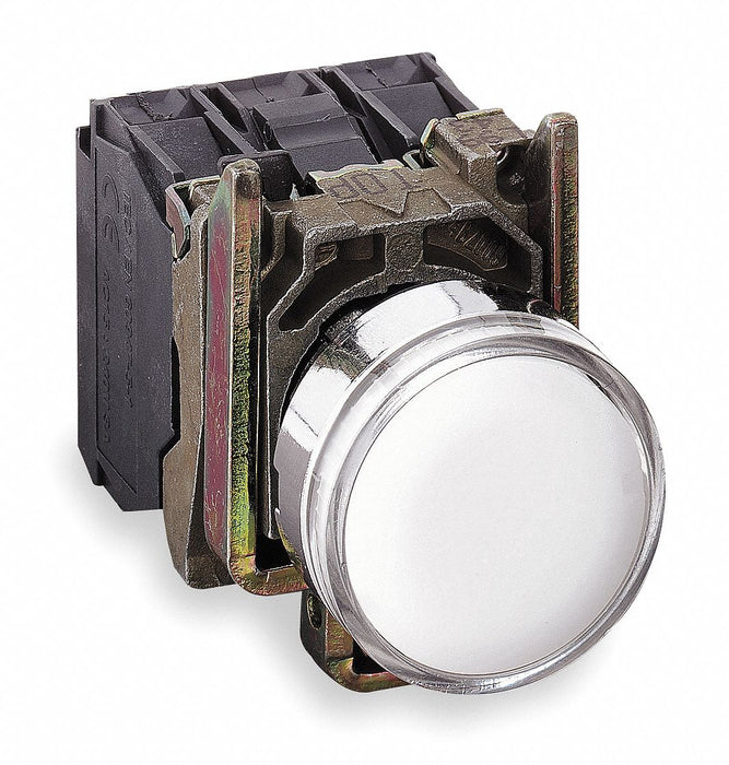 IllumPushButton FullVolt White 1NO/1NC