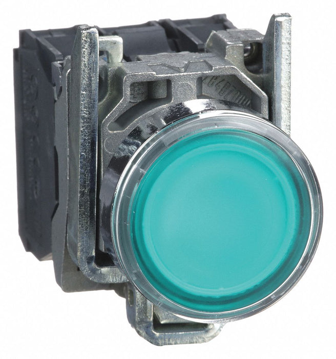 H6941 IllumPushButton FullVolt Green 1NO/1NC