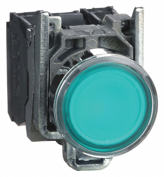 H6941 IllumPushButton FullVolt Green 1NO/1NC
