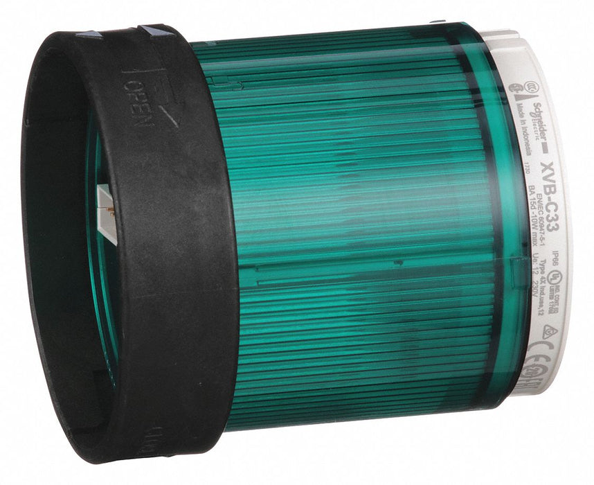 Tower Light Module Steady 240V 70mm Grn