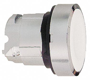 H6993 Flush Push Button White Non-Illum 22mm