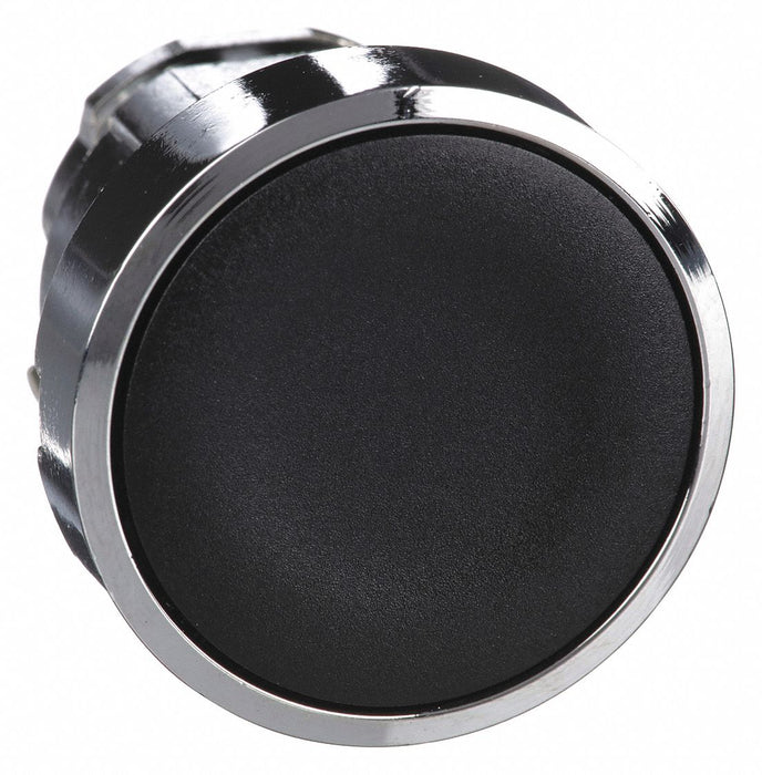 H6993 Flush Push Button Black Non-Illum 22mm