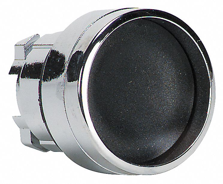 H6999 RecessedPushButton Black Non-Illum 22mm