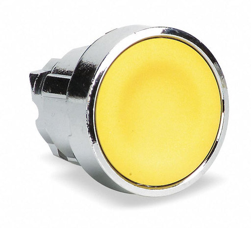 H6993 Flush Push Button Yellow Non-Illum 22mm
