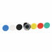 H6993 FlushPshButn Blk Blu Grn Rd Wht Ylw 22mm