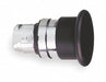 H6952 Mushroom Head Push Button Black 22mm