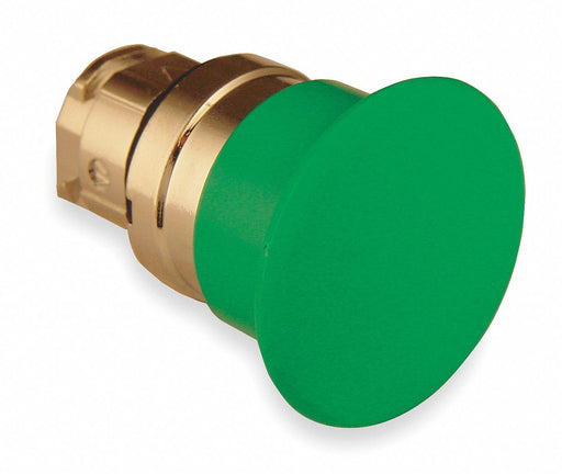 H6952 Mushroom Head Push Button Green 22mm