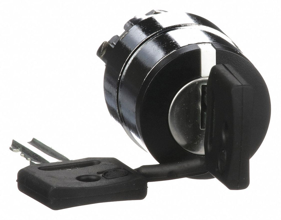 KeyedSelectorSwitch Black 2Pos 22mm