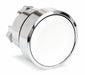 H6990 Flush Push Button White Non-Illum 22mm