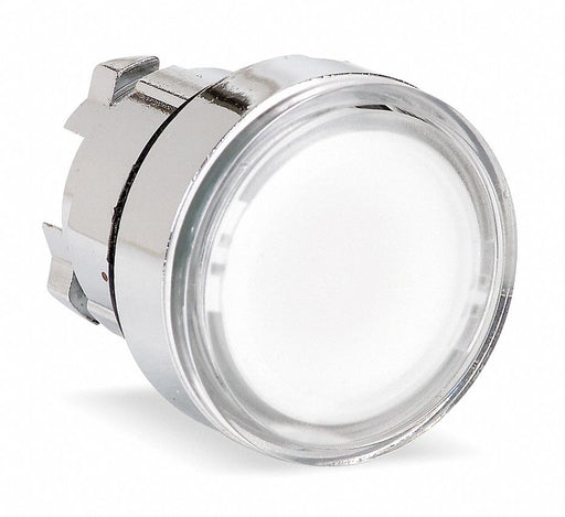 Flush Push Button White No Lamp 22mm