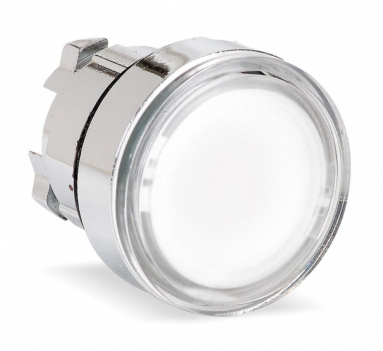 Flush Push Button White No Lamp 22mm