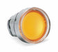 Flush Push Button Orange No Lamp 22mm