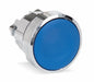 Flush Push Button Blue Non-Illum 22mm