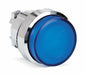 ExtendedPushButton Blue No Lamp 22mm